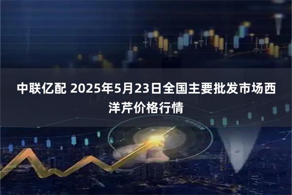 中联亿配 2025年5月23日全国主要批发市场西洋芹价格行情